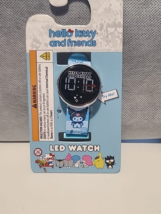 Hello Kitty and Friends Blue LED Kids Watch (C5-X) - Picture 2 of 5